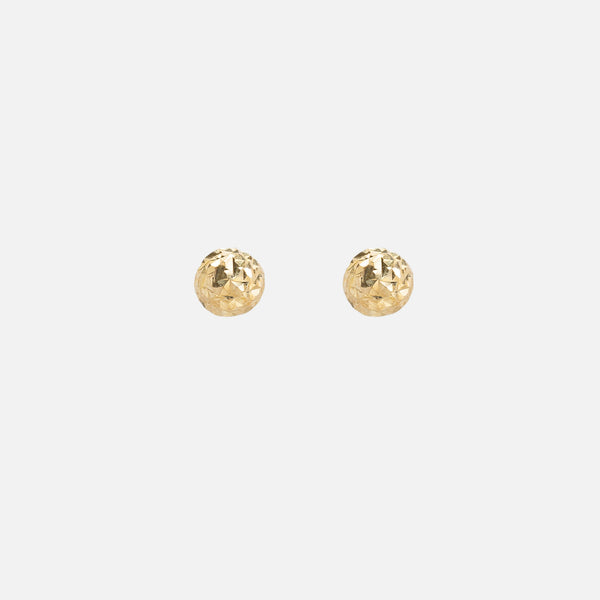 Load image into Gallery viewer, 10k yellow gold ball earrings 
