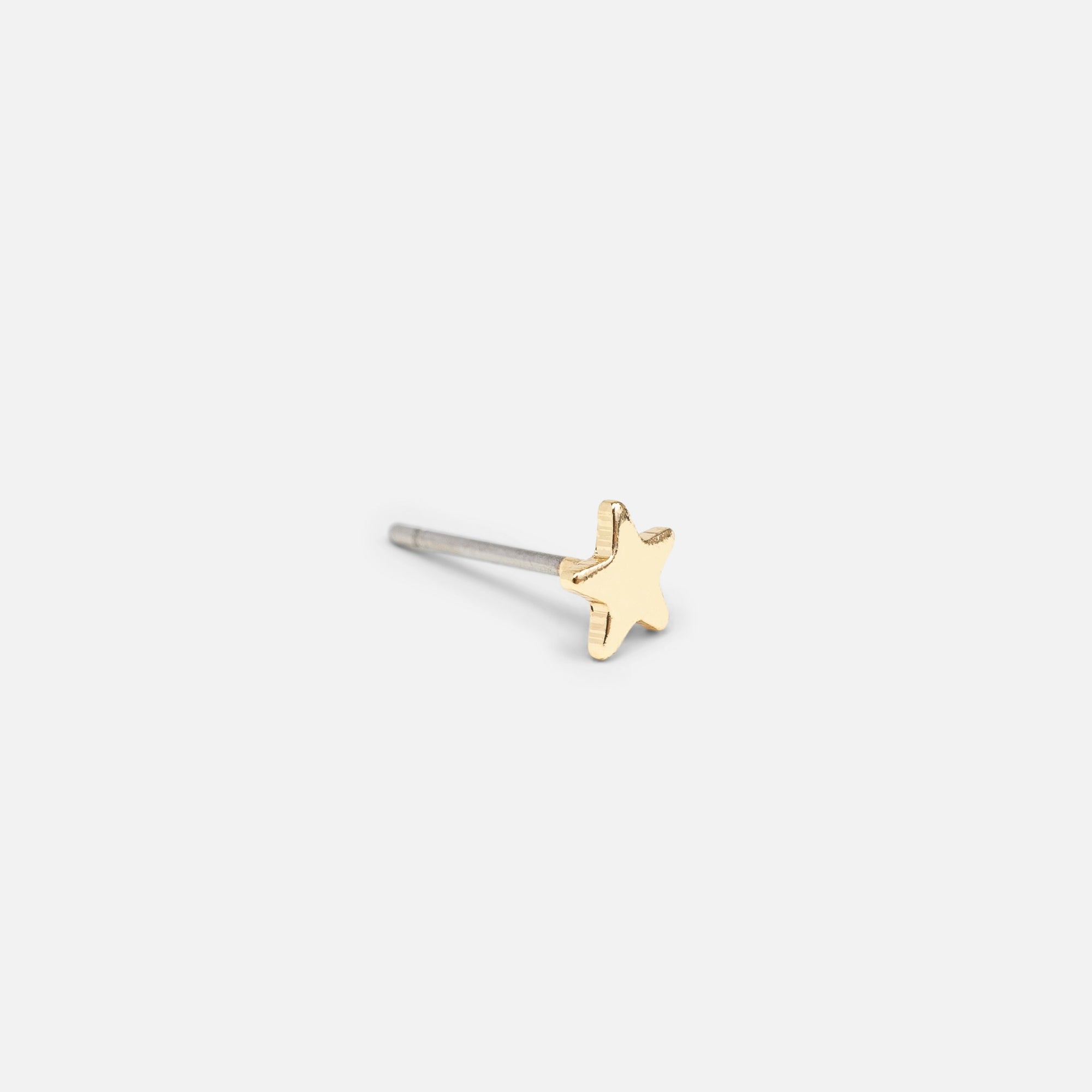 Set of golden ear cuffs with star and moon 