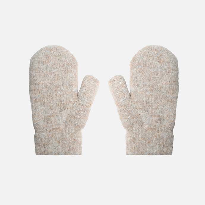 Mitaines en tricot fausse laine