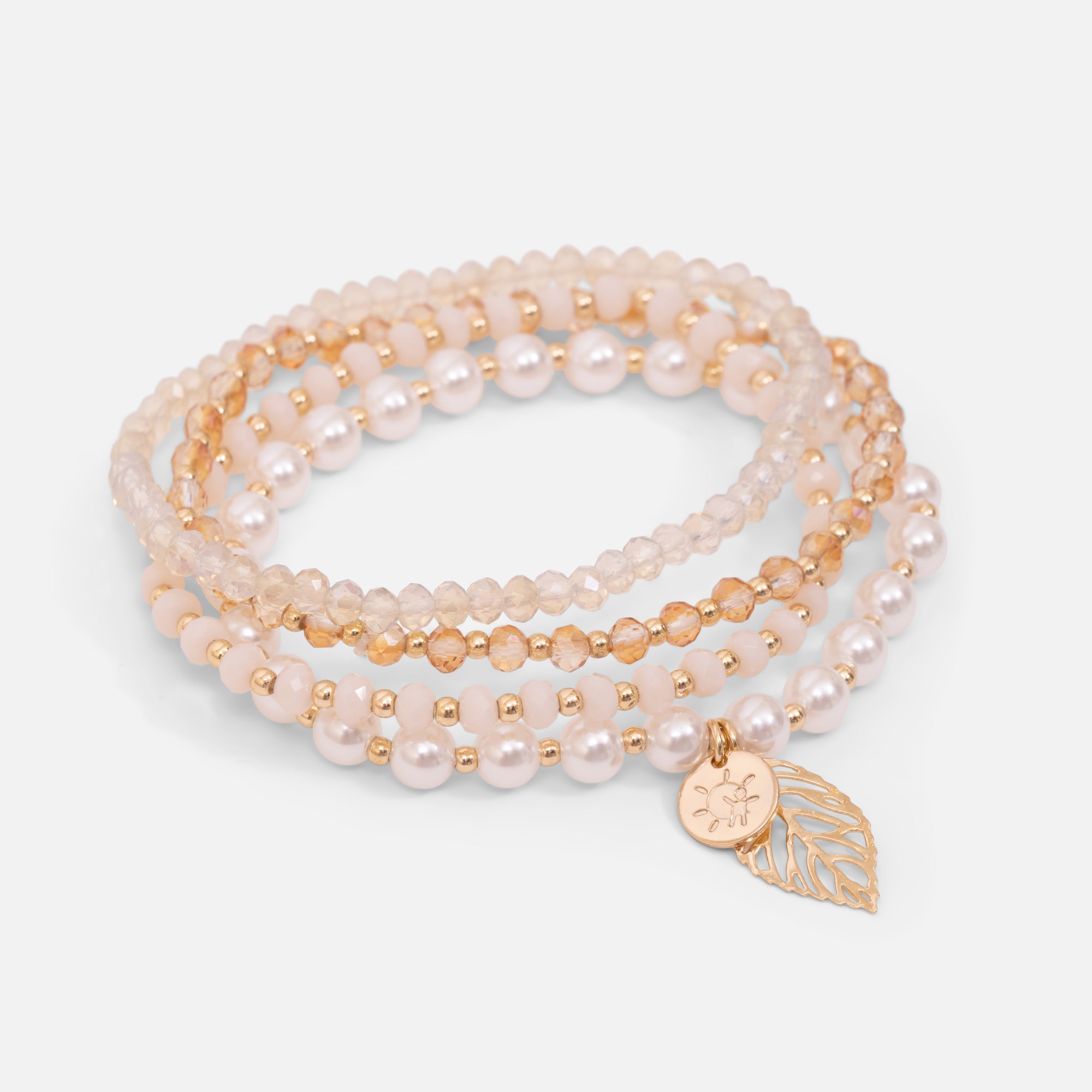 Bracelet ‘’julianne et raphaëlle’’ au profit d'opération enfant soleil