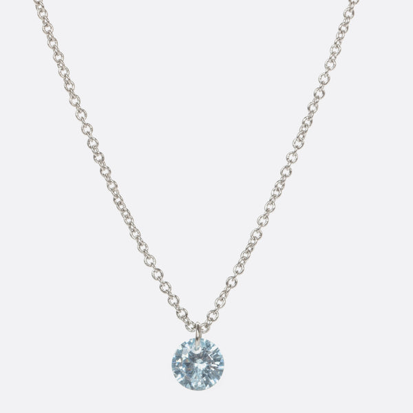 Load image into Gallery viewer, Pendant birthstone &quot; aquamarine stone &quot;
