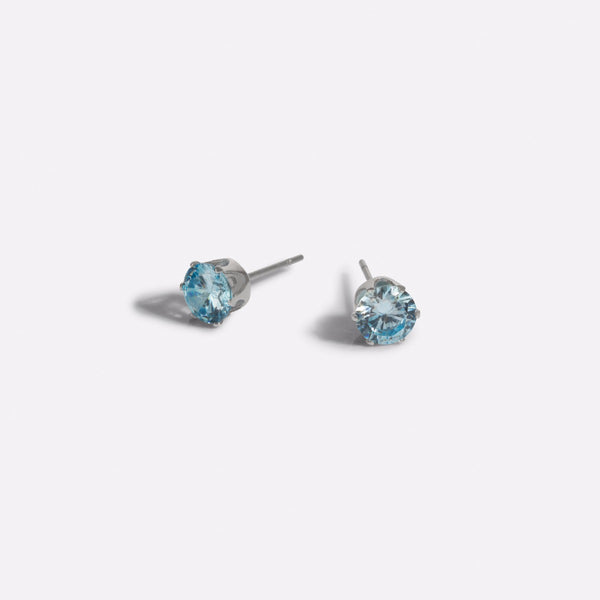 Load image into Gallery viewer, March birthstone earrings   
