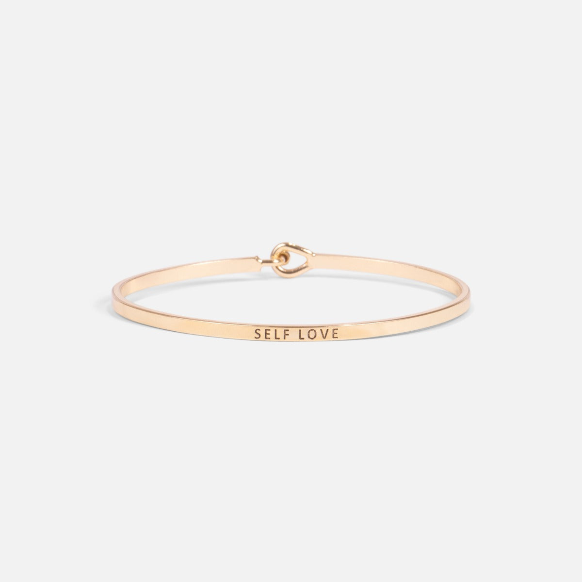 Bracelet rigide doré ‘’self love’’