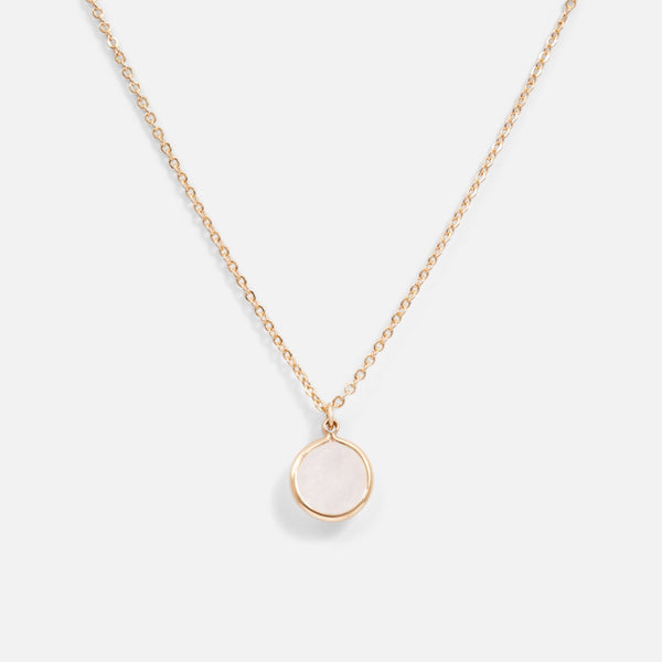 Charger l&#39;image dans la galerie, Pendentif doré pierre « quartz »
