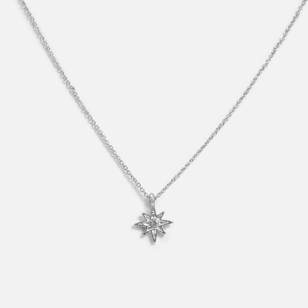 Silver pendant with star charm
