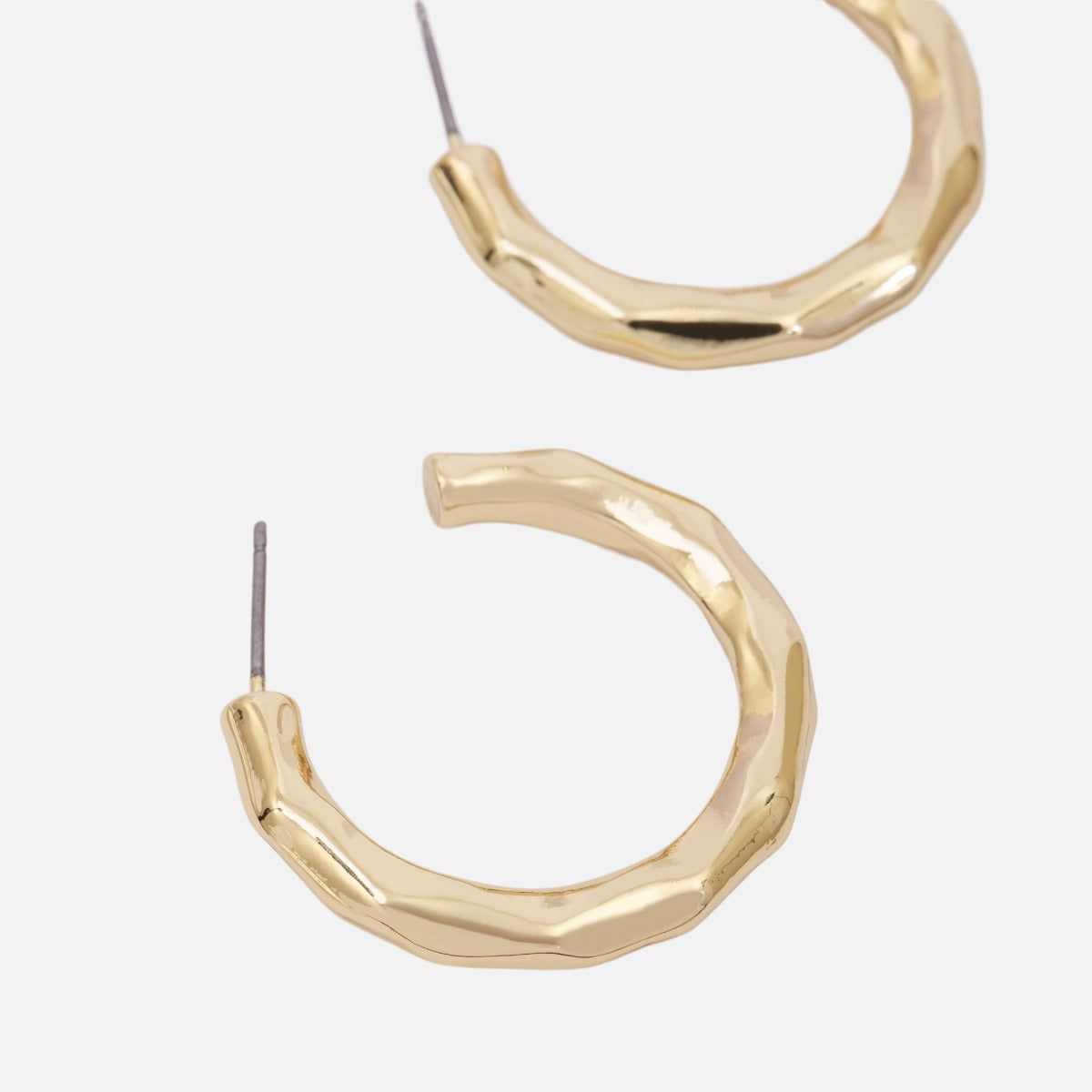 Golden hammered hoops