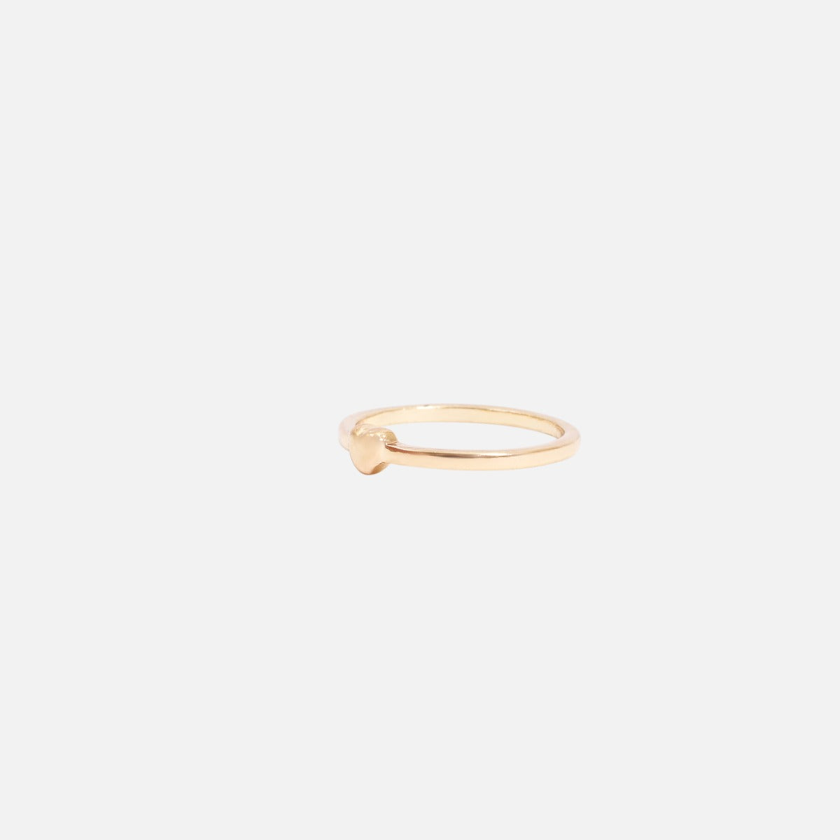 Set of five gold rings