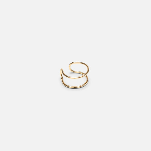 Load image into Gallery viewer, Set of seven golden ear cuffs
