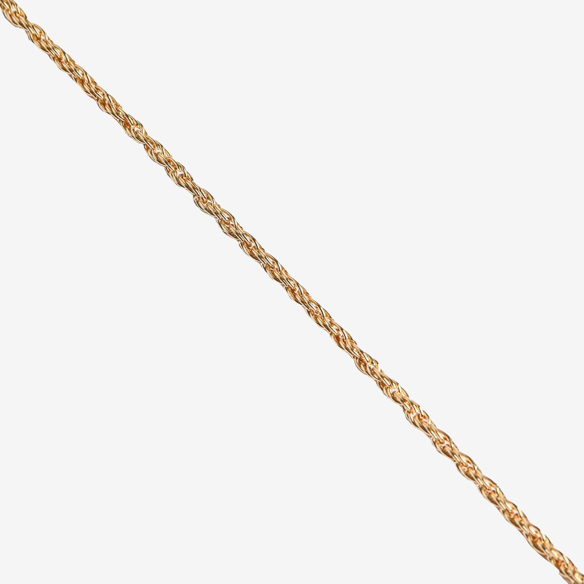 Thick golden ankle chain