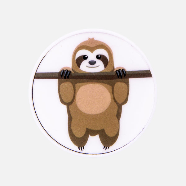 Load image into Gallery viewer, Sloth perched on a branch print smartphone stand and grip
