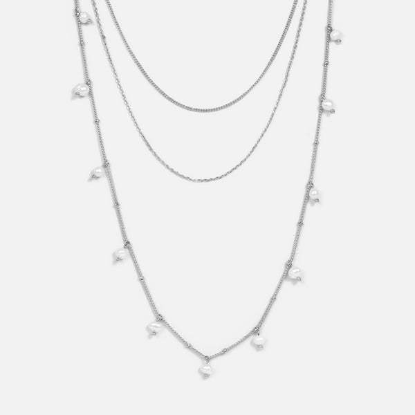 Load image into Gallery viewer, Necklace with three different chains
