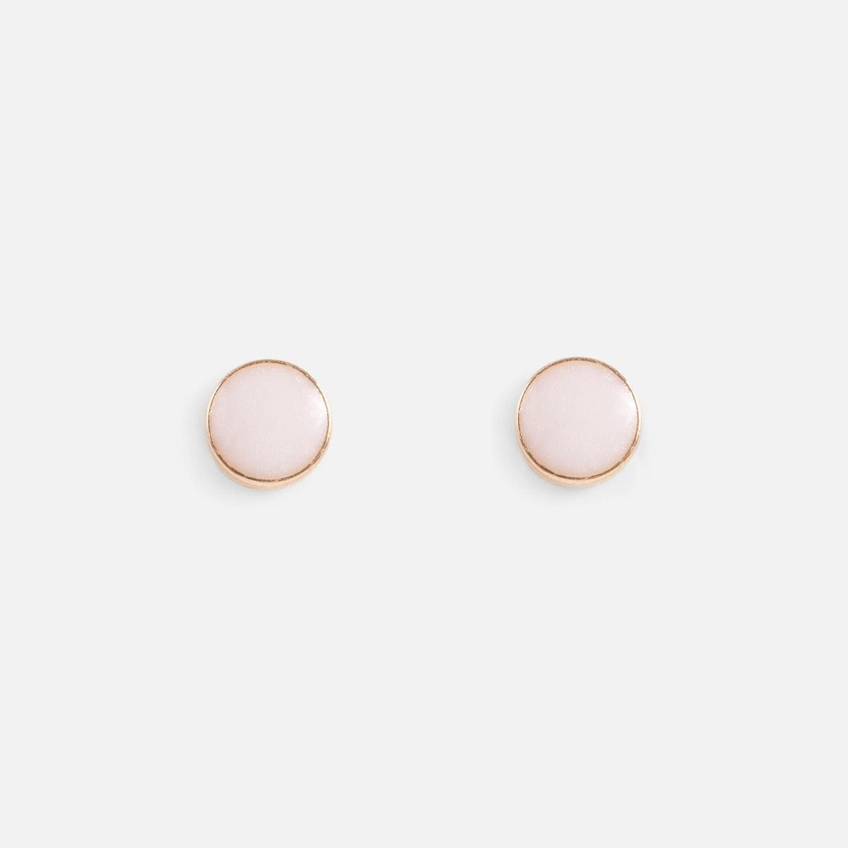 Trio de boucles d’oreilles doré fixe et anneaux avec perles