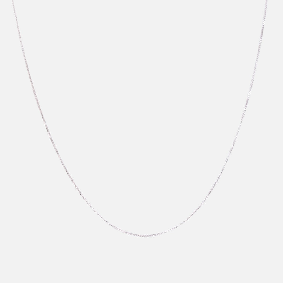 Thin sterling silver chain 22 inches