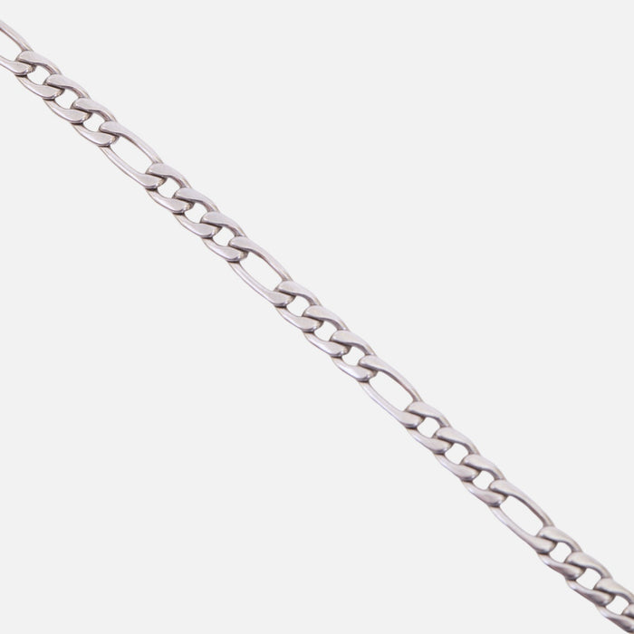 Bracelet avec maille figaro en acier inoxydable