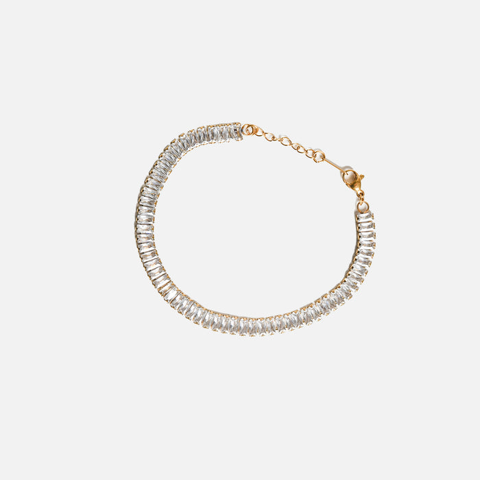 Bracelet baguette en acier inoxydable