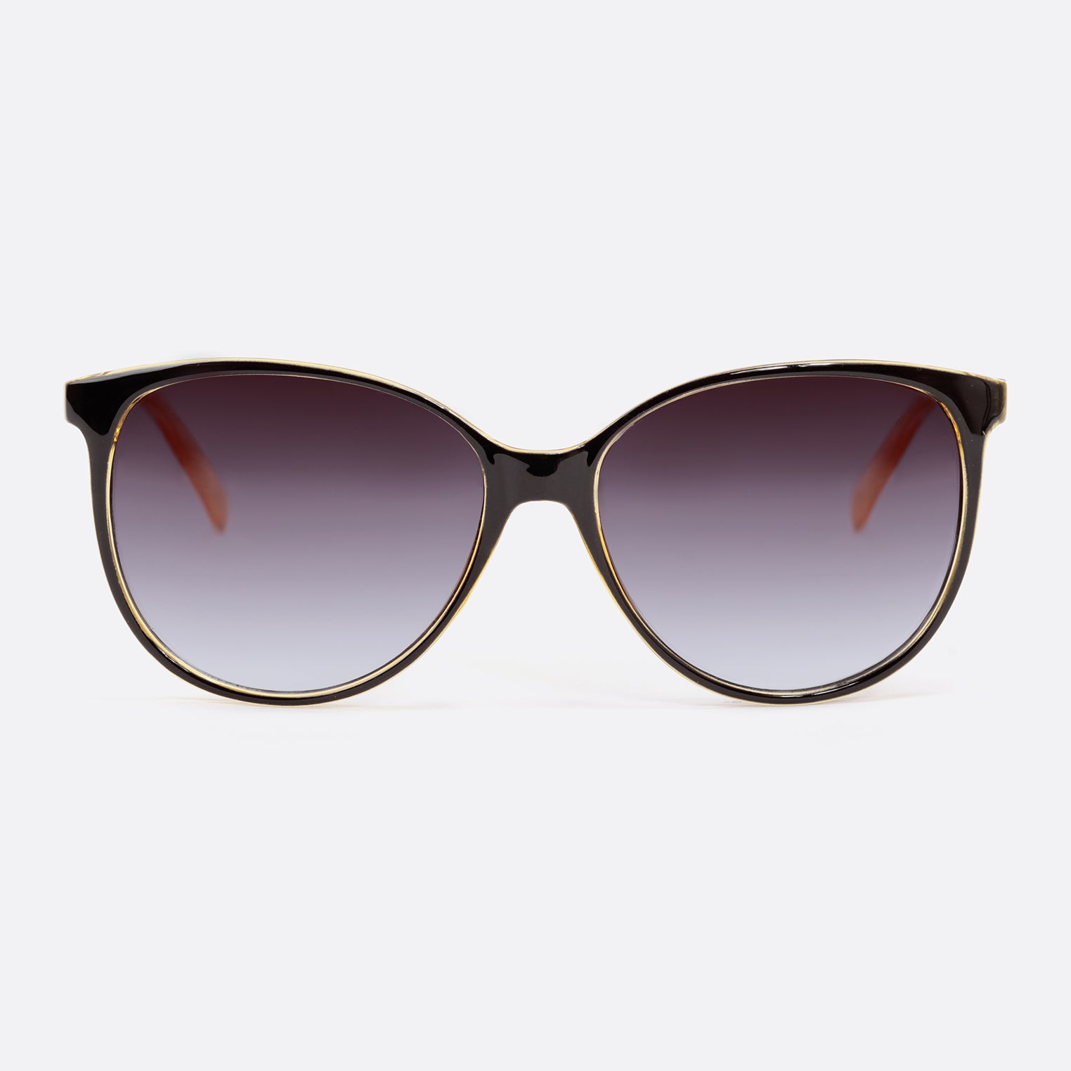 Cat eye sunglasses with beige branches