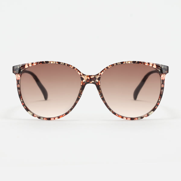 Load image into Gallery viewer, Cat eye sunglasses with tortoise pattern

