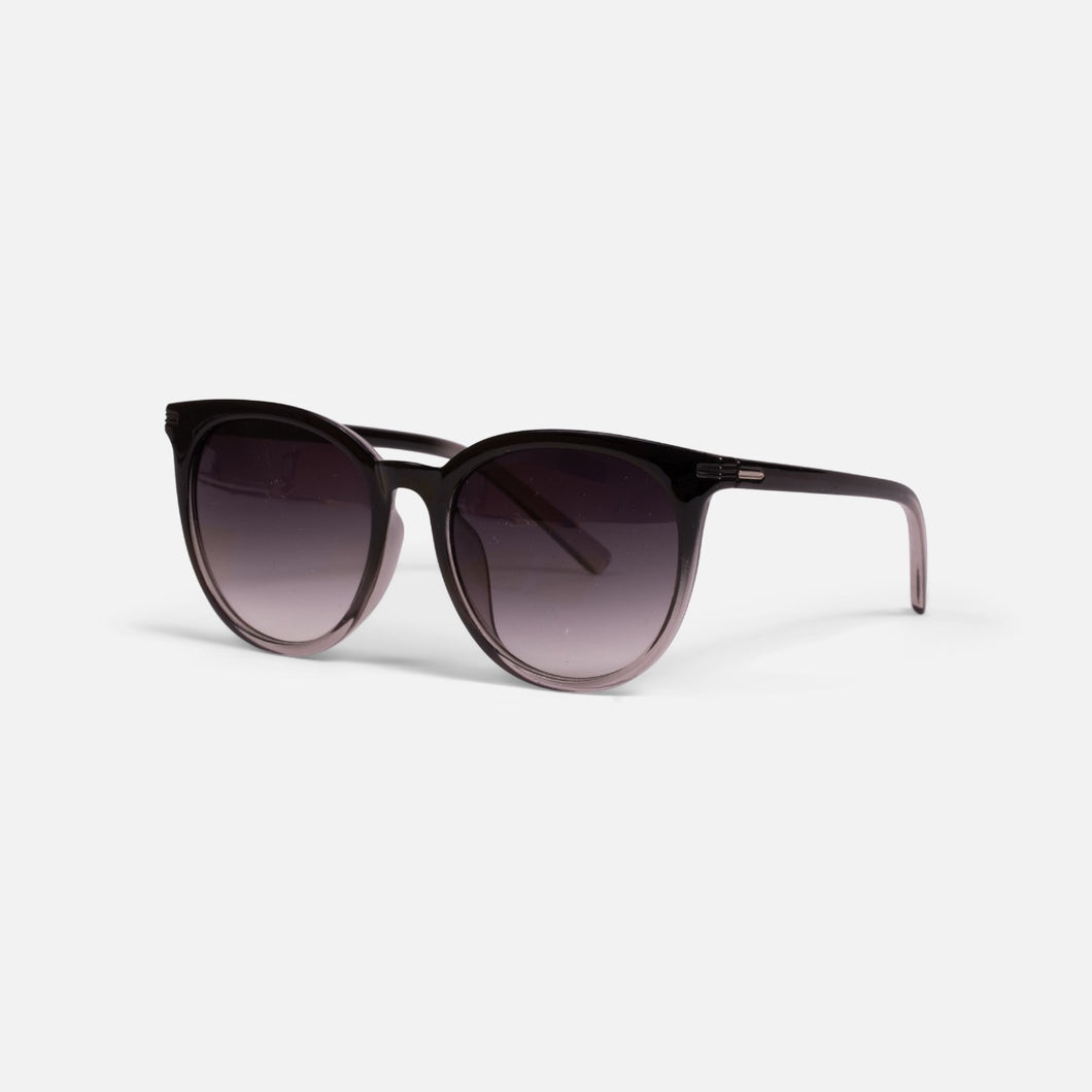 Black and grey sunglasses with wide frame