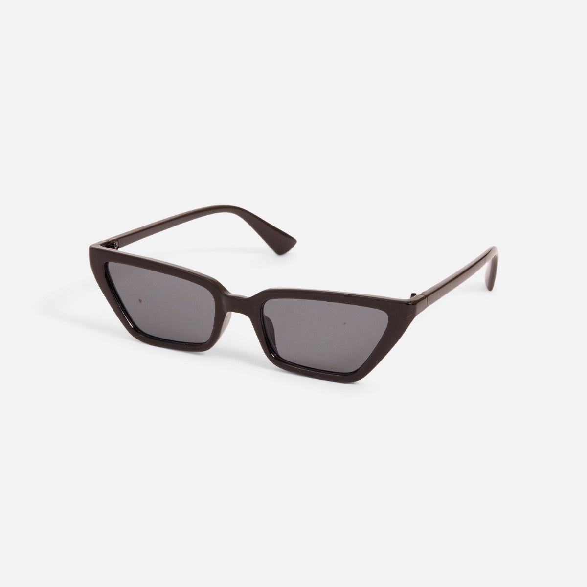 Black rectangle cat eye sunglasses
