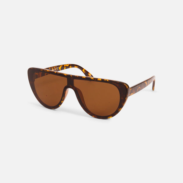 Load image into Gallery viewer, Tortoise flat top sunglasses
