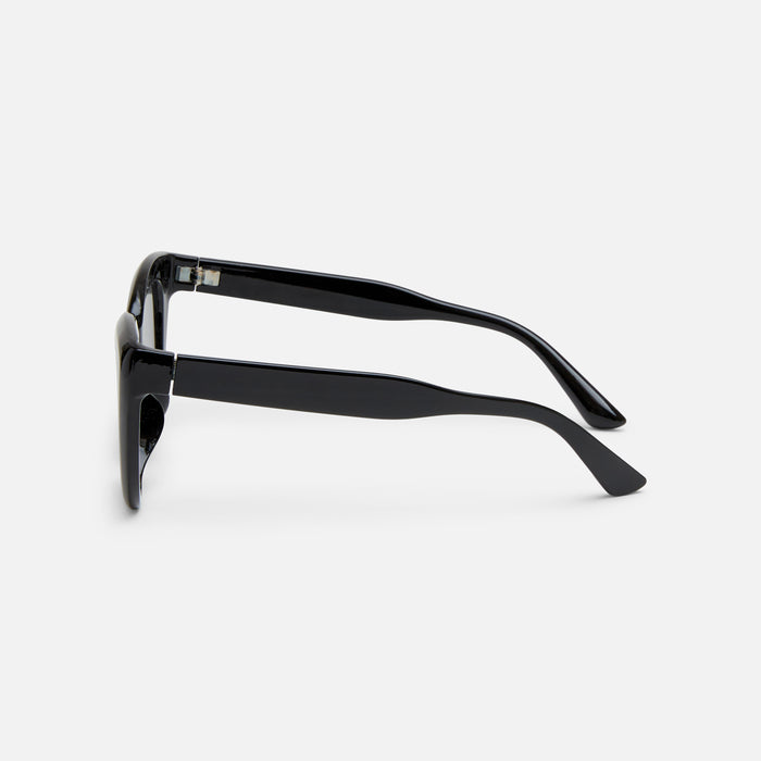 Lunettes de soleil noires forme oeil de chat