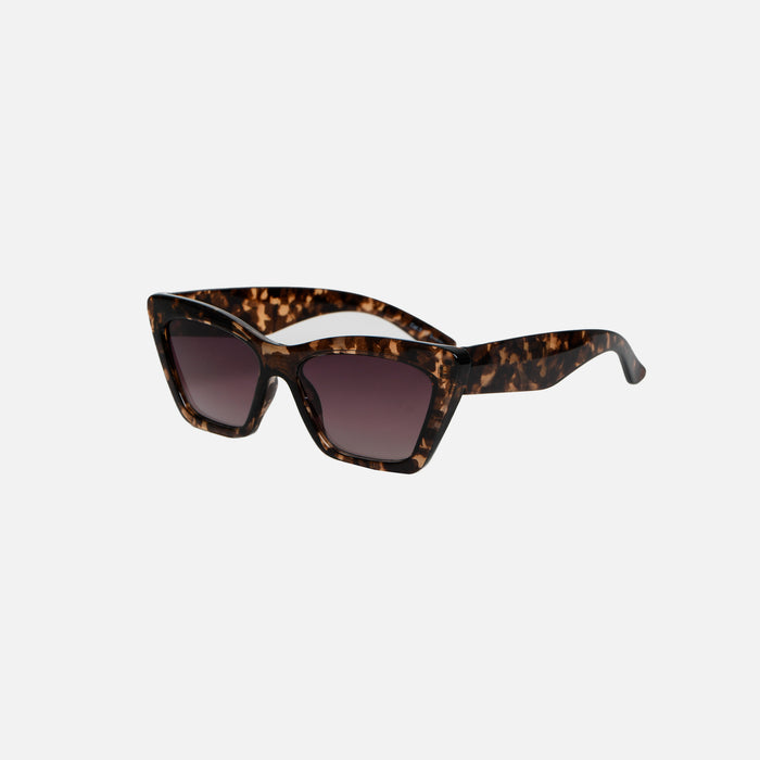 Lunettes de soleil tortoise œil de chat rectangle
