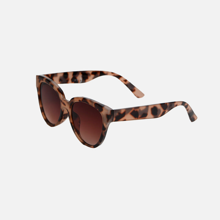 Lunettes de soleil oeil de chat à monture tortoise