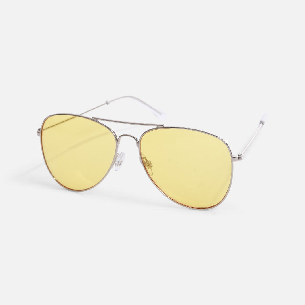 Yellow ‘’aviator’’ style sunglasses