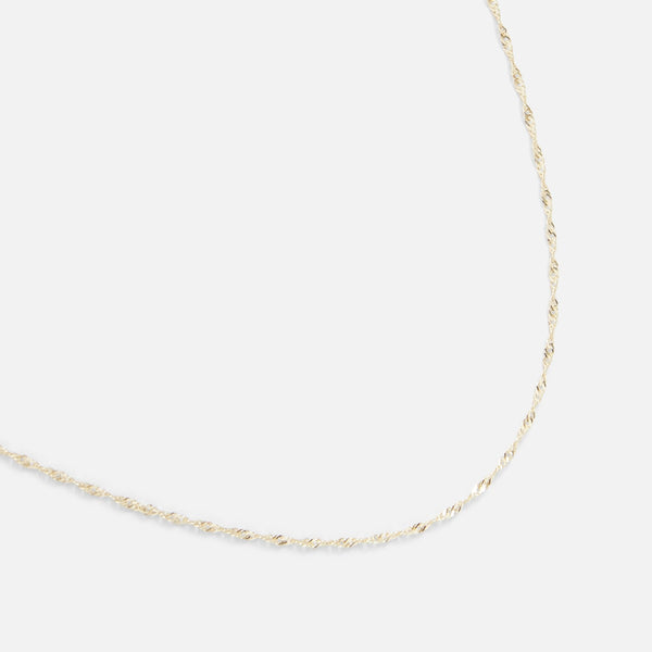 Load image into Gallery viewer, 20&#39;&#39; singapore chain 10k yellow gold
