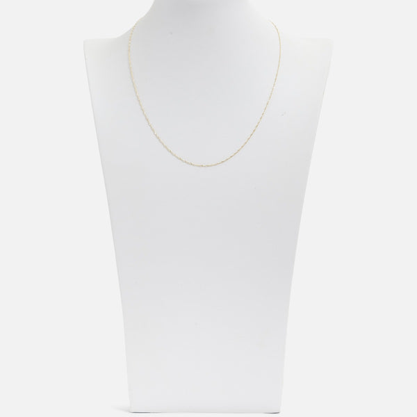 Load image into Gallery viewer, 20&#39;&#39; singapore chain 10k yellow gold
