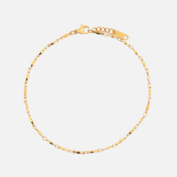 Load image into Gallery viewer, Golden stainless steel ankle chain
