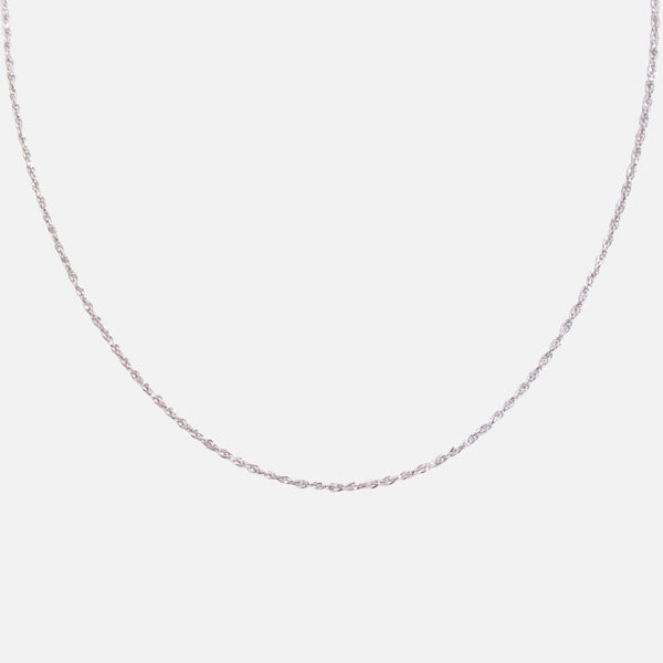 Load image into Gallery viewer, 18 inch silvered chain, stainless steel
