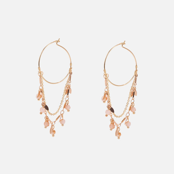 Load image into Gallery viewer, Earrings with chains and beads 
