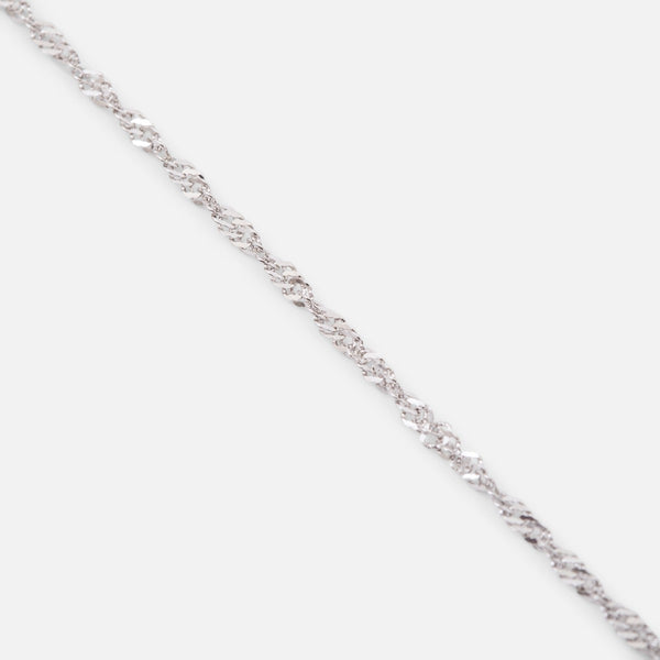 Load image into Gallery viewer, Sterling silver bracelet with twisted links
