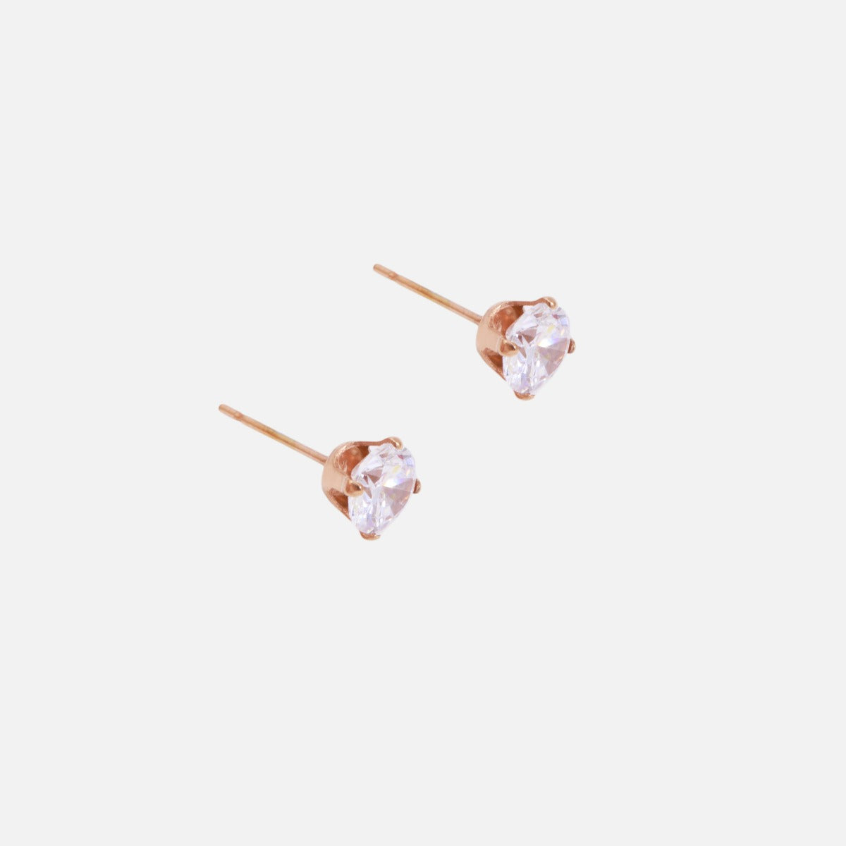 Boucles d’oreilles suspension acier inoxydable avec perle et zircon cubique