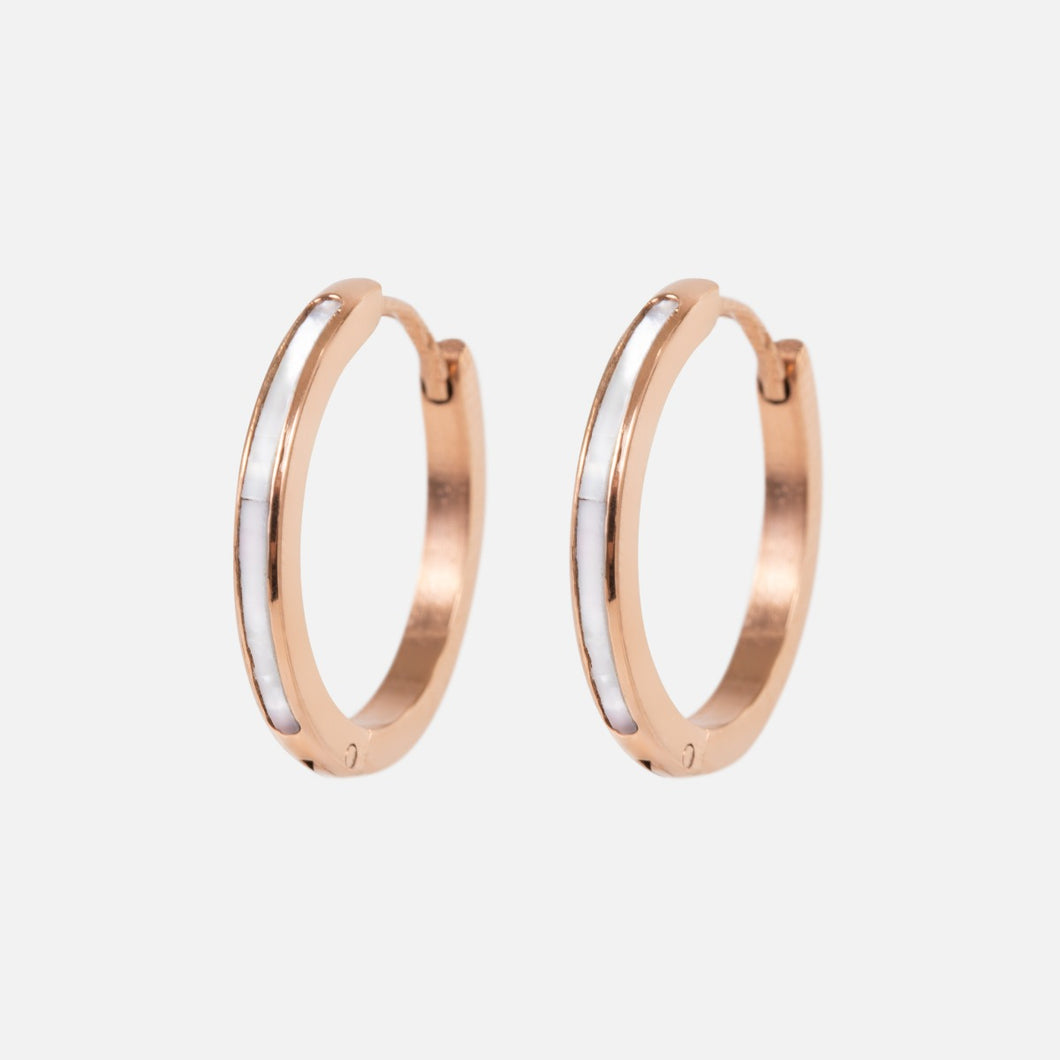 20 mm golden hoop earrings