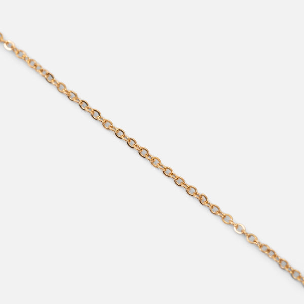 Charger l&#39;image dans la galerie, Bracelet chaîne mince doré en acier inoxydable
