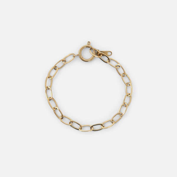 Charger l&#39;image dans la galerie, Bracelet doré chaîne massive acier inoxydable
