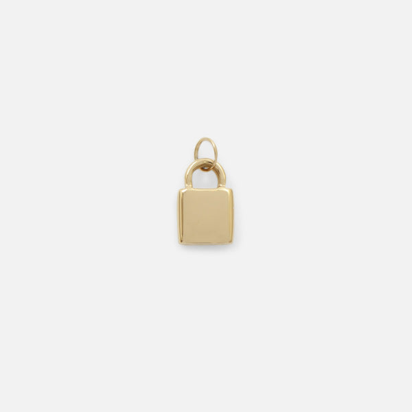 Load image into Gallery viewer, Small golden lock charm
