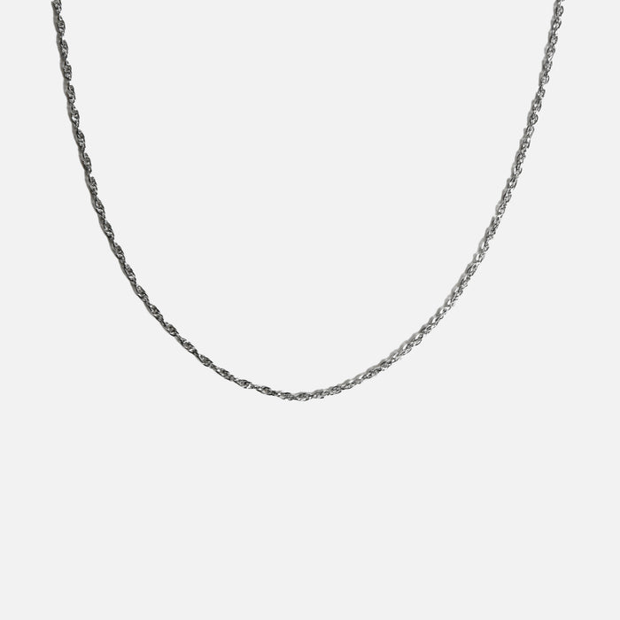 Singapore silvered stainless steel chain