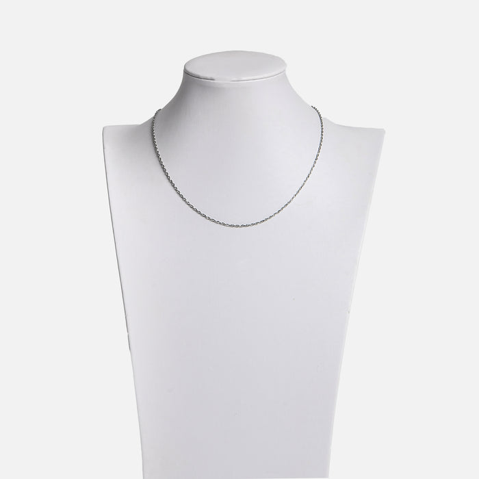 Singapore silvered stainless steel chain