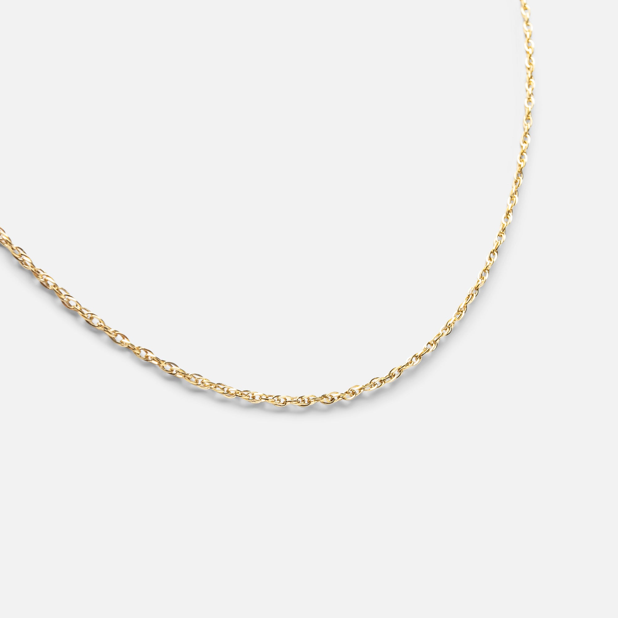 Golden chain in stainless steel