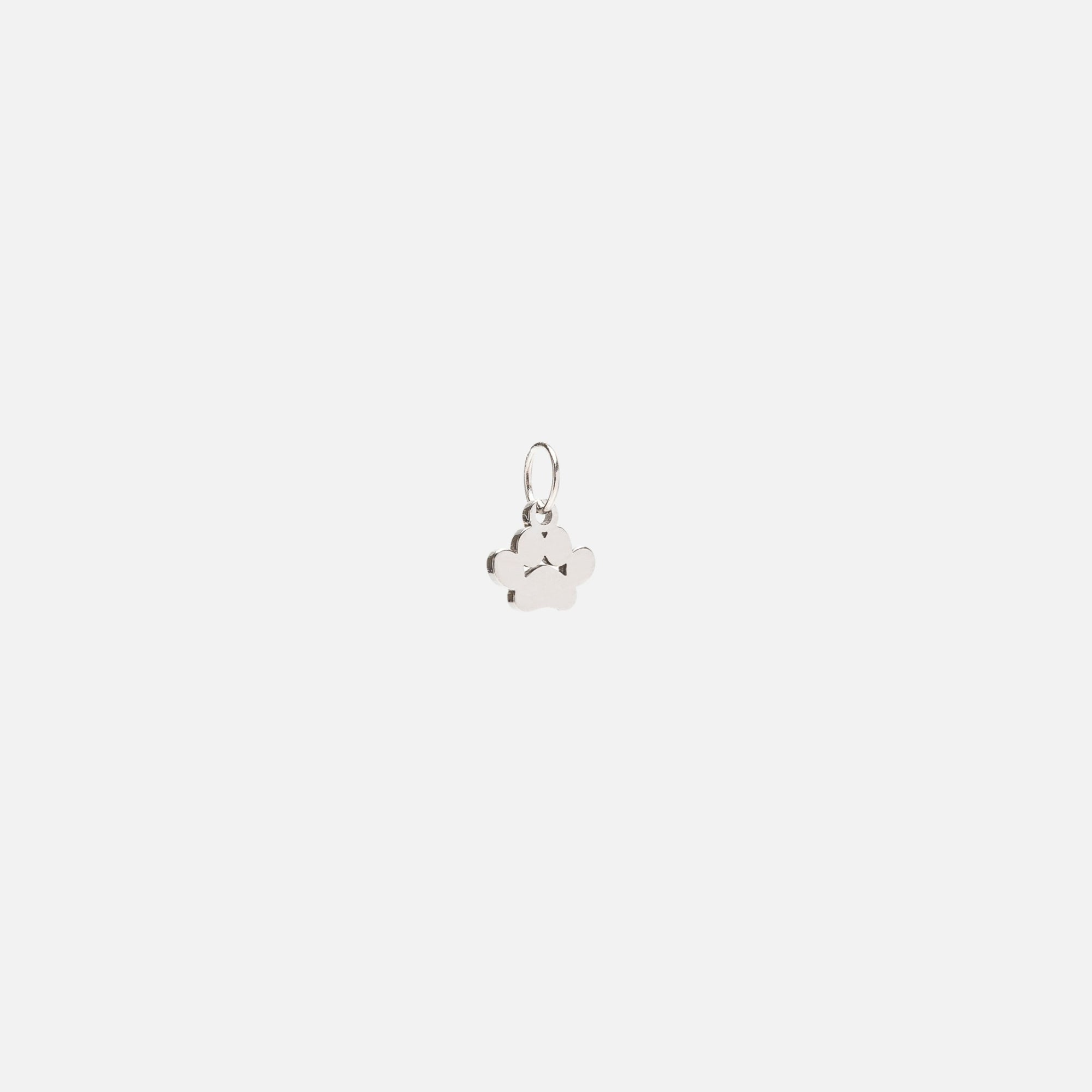 Small silver paw charm