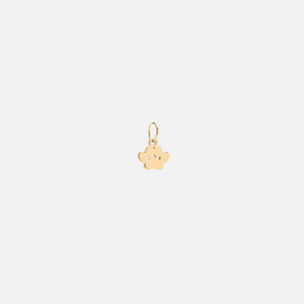 Load image into Gallery viewer, Small golden paw charm
