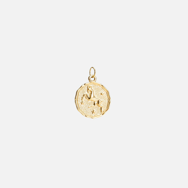 Load image into Gallery viewer, Golden &quot;aries&quot; zodiac sign charm
