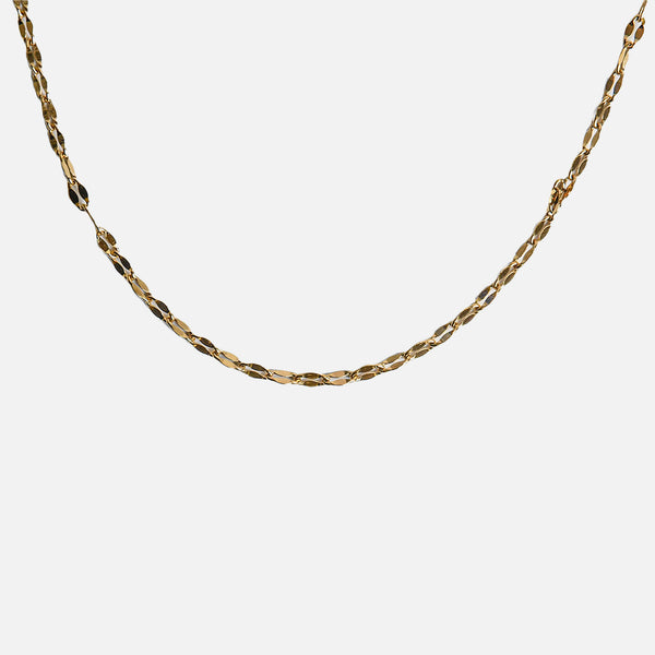 Load image into Gallery viewer, Stainless steel golden diamond mesh chain
