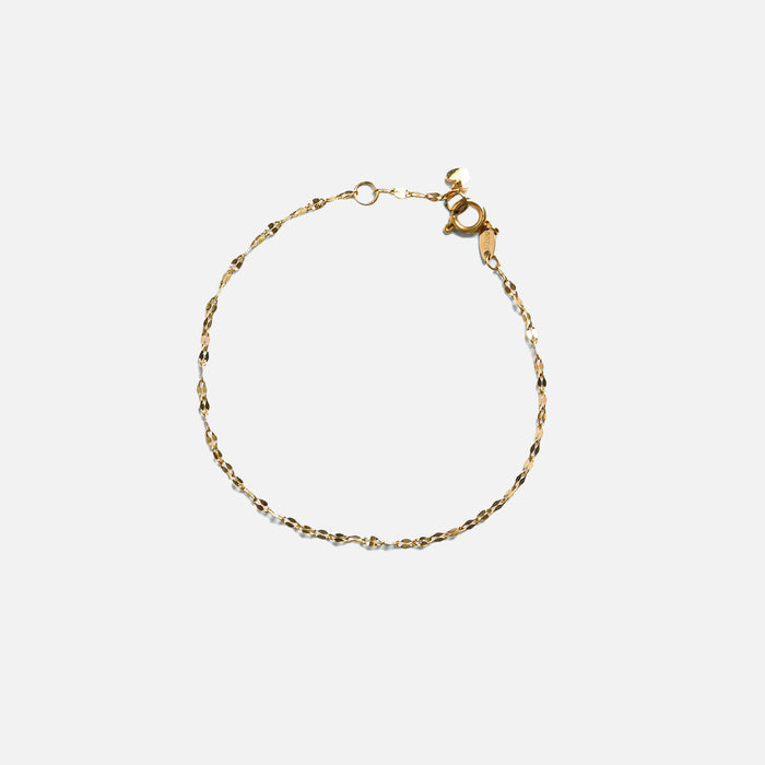 Mini bracelet classique doré en acier inoxydable