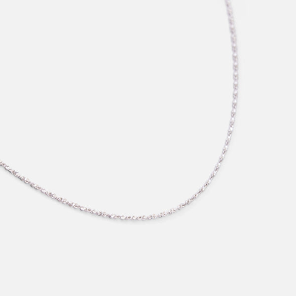 Load image into Gallery viewer, Sterling silver chain 16 inches with intertwined mesh
