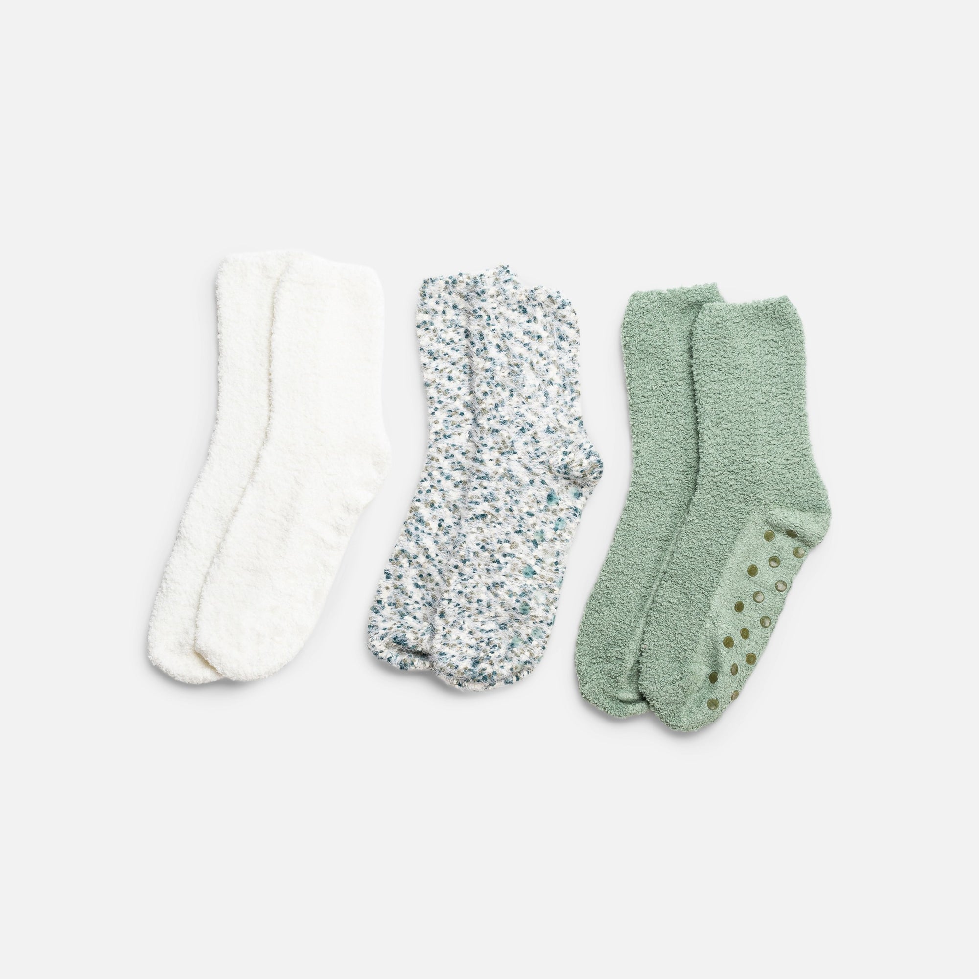 Trio of cozy socks
