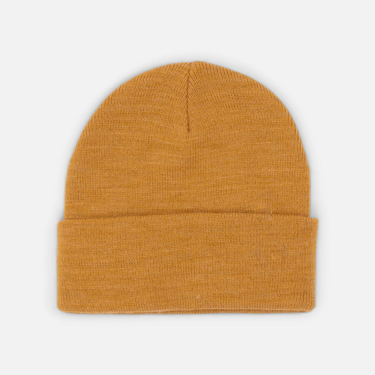 Tuque tricot ocre avec rabat - ethik